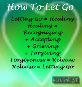 how to let go