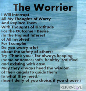 the worrier 6-4-14